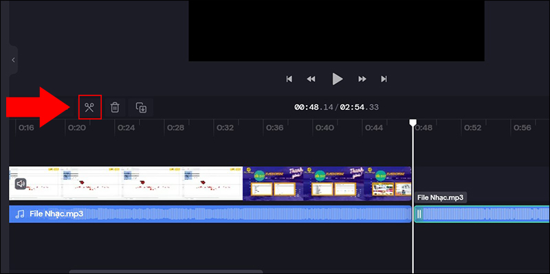 Cắt bỏ phần nhạc dư
